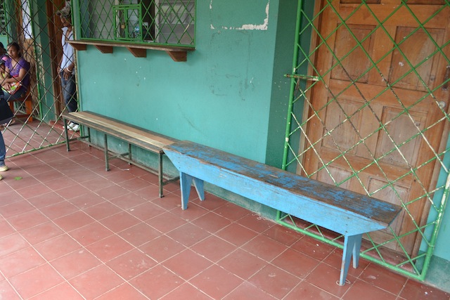 Anciens bancs de l'ecole