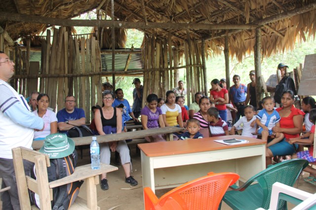 réunion avec les parents d'élèves du hameau