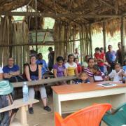 réunion avec les parents d'élèves du hameau